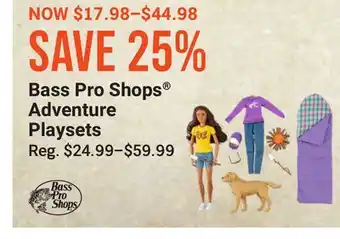 Bass Pro Bass Pro Shops Adventure Playsets offer