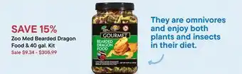 Petvalu Zoo Med Bearded Dragon Food & 40 gal, Kit offer