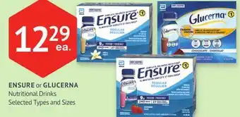 Remedy's RX ENSURE or GLUCERNA Nutritional Drinks offer