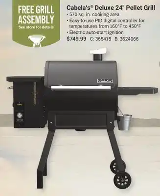 Bass Pro Cabela׳s Deluxe 24 Pellet Grill offer