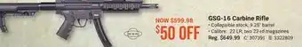 Bass Pro GSG-16 Carbine Rifle offer