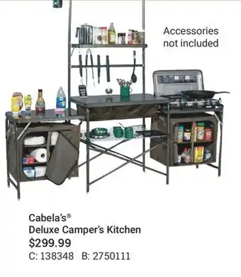 Bass Pro Cabela's Deluxe Camper's Kitchen offer