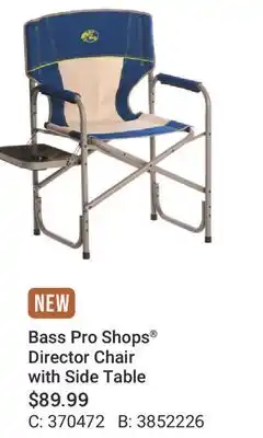 Bass Pro Bass Pro Shops Director Chair with Side Table offer
