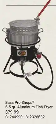 Bass Pro Bass Pro Shops 6.5 qt. Aluminum Fish Fryer offer