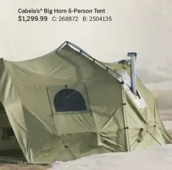 Bass Pro Cabela's Big Horn 6-Person Tent offer