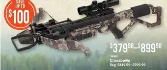 Bass Pro Select Crossbows offer