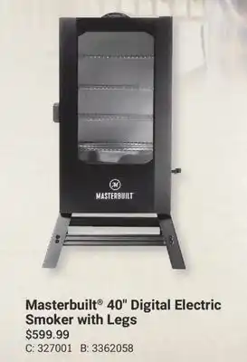Bass Pro Masterbuilt 40 Digital Electric Smoker with Legs offer