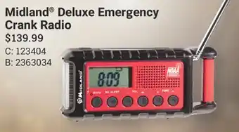 Bass Pro Midland Deluxe Emergency Crank Radio offer