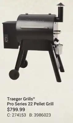 Bass Pro Traeger Grills Pro Series 22 Pellet Grill offer