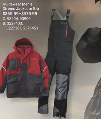 Bass Pro Guidewear Men׳s Xtreme Jacket or Bib offer