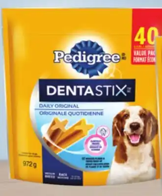 Walmart Pedigree Dental Treats Value Pack offer