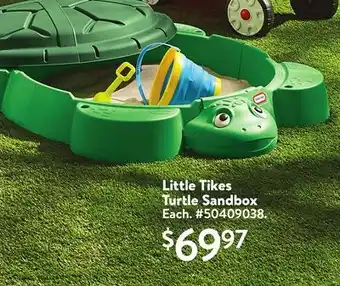 Walmart Little Tikes Turtle Sandbox offer