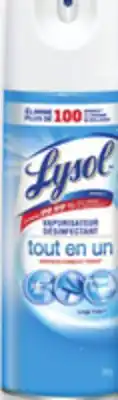 Walmart Lysol Disinfectant Spray 350 g offer