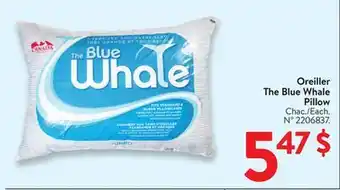 Walmart Oreiller The Blue Whale Pillow offer