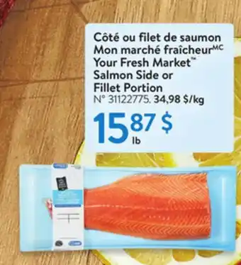 Walmart Your Fresh Market Salmon Side offer