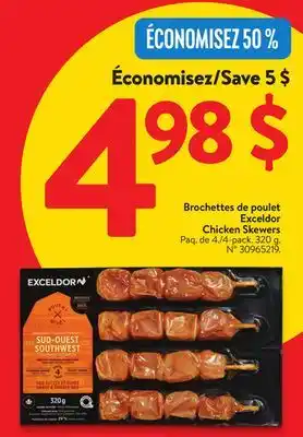 Walmart Exceldor Chicken Skewers offer