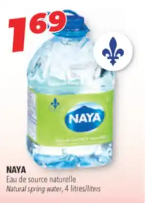 Familiprix NAYA, Natural spring water, 4 litres offer