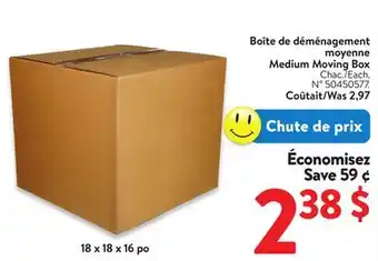 Walmart Medium Moving Box offer