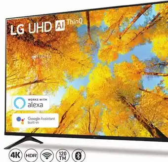 Leon's LG 75 4K LED TruMotion 120 Smart TV - 75UQ7590PUB offer