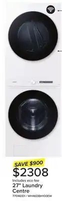 Leon's Samsung White Laundry Hub (12.9 cu.ft.) - WH46DB100EWAC offer