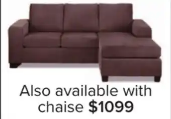 Leon's Fava Chaise Sofa - Red offer