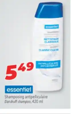 Familiprix ESSENTIEL, Dandruff shampoo, 420 ml offer
