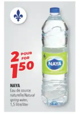 Familiprix NAYA Natural spring water, 1.5 litre offer