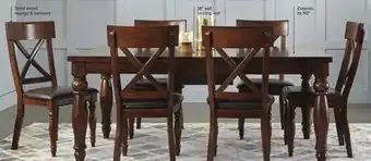 Leon's Kingstown Extendable Dining Table - Chocolate offer