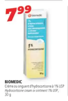 Familiprix BIOMEDIC, Hydrocortisone cream or ointment 1% USP, 30 g offer