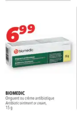 Familiprix BIOMEDIC Antibiotic ointment or cream offer