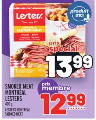 Metro SMOKED MEAT MONTRÉAL LESTERS | LESTERS MONTREAL SMOKED MEAT offer
