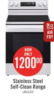 The Brick LG 6.3 Cu. Ft. Smart Convection Electric Range with Air Fry - LREL6323S offer