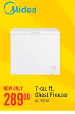 The Brick Midea 7 Cu. Ft. Chest Freezer MC700SWAR0RC1 offer