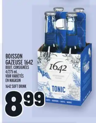 Metro BOISSON GAZEUSE 1642 | 1642 SOFT DRINK offer