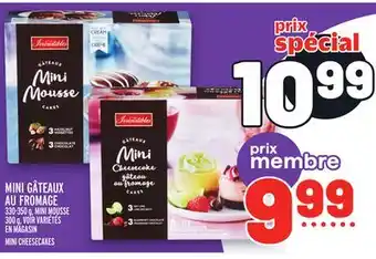Metro MINI GÂTEAUX AU FROMAGE | MINI CHEESECAKES offer
