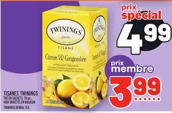 Metro TISANES TWININGS | TWININGS HERBAL TEA offer