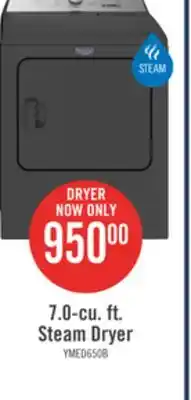The Brick Maytag 7 Cu. Ft. Pet Pro Electric Dryer - YMED6500MBK offer