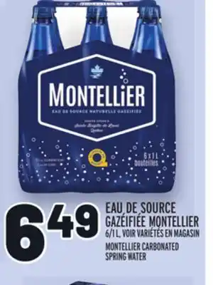 Metro EAU DE SOURCE GAZÉIFIÉE MONTELLIER | MONTELLIER CARBONATED SPRING WATER offer
