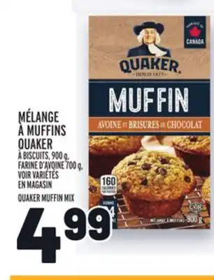 Metro MÉLANGE À MUFFINS QUAKER | QUAKER MUFFIN MIX offer