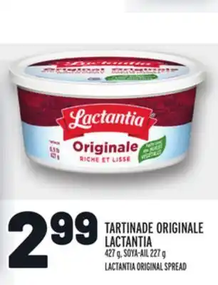 Metro TARTINADE ORIGINALE LACTANTIA | LACTANTIA ORIGINAL SPREAD offer