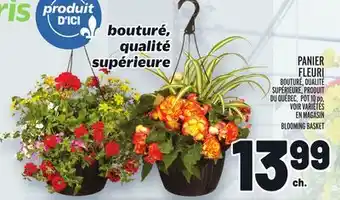 Metro PANIER FLEURI | BLOOMING BASKET offer