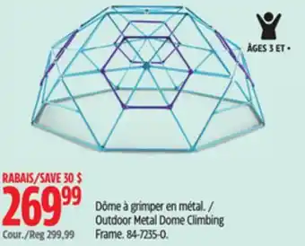 Canadian Tire Plum Outdoor Metal Dome Climbing Frame offer