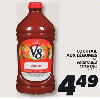 IGA V8 VEGETABLE COCKTAIL offer