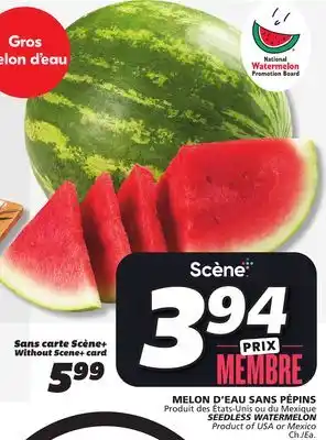 IGA SEEDLESS WATERMELON offer