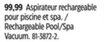Canadian Tire Kokido Rechargeable Pool/Spa Vacuum offer