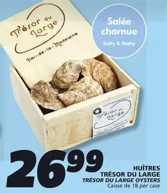 IGA TRESOR DU LARGE OYSTERS offer