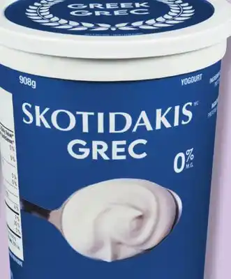 IGA SKOTIDAKIS GREEK YOGURT offer