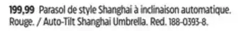 Canadian Tire Auto-Tilt Shanghai Umbrella offer