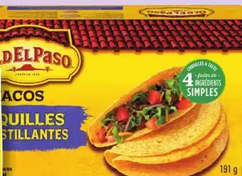 IGA OLD EL PASO TACO SHELLS, MEAL KIT, TORTILLAS offer