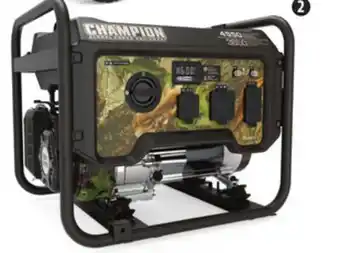 Canadian Tire Champion 3650W Camo Portable Generator with CO Shield offer